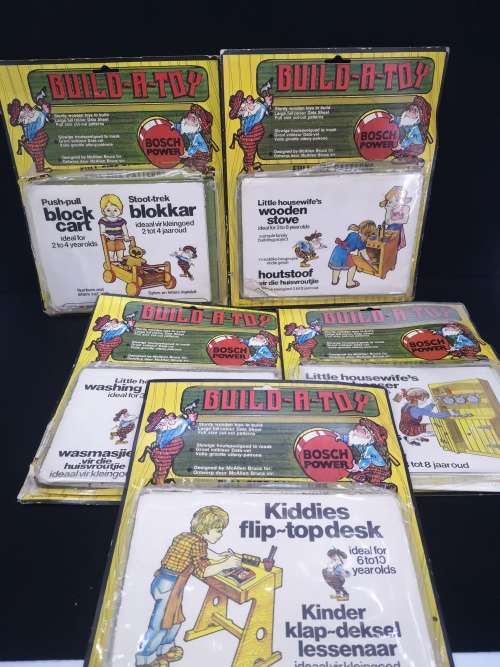Build-a-toy Bosh Power Full size cut-out patterns