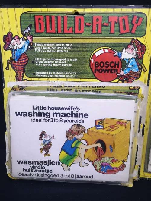 Build-a-toy Bosh Power Full size cut-out patterns