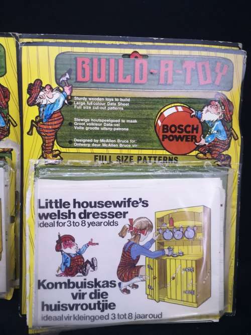 Build-a-toy Bosh Power Full size cut-out patterns