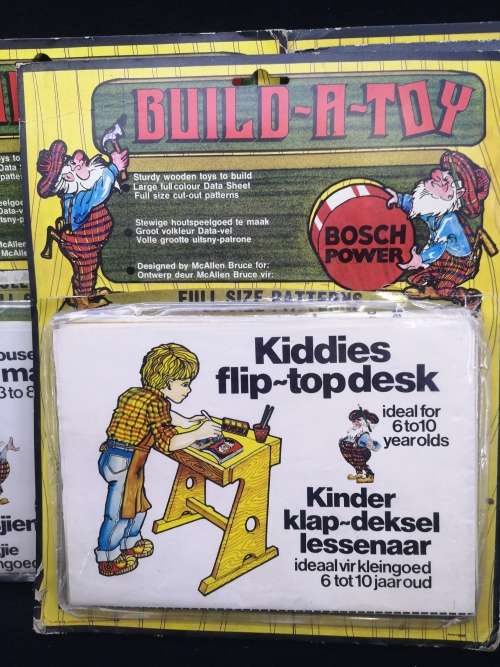 Build-a-toy Bosh Power Full size cut-out patterns