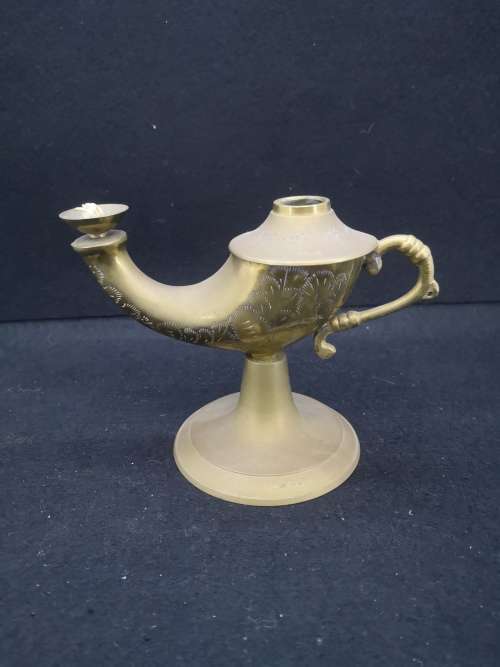 Brass Genie oil lamp