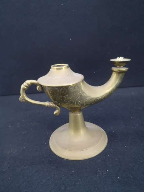 Brass Genie oil lamp