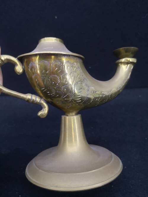 Brass Genie oil lamp