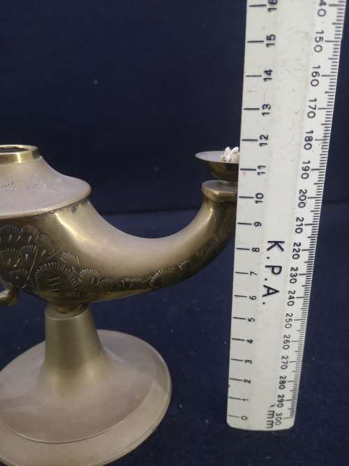 Brass Genie oil lamp