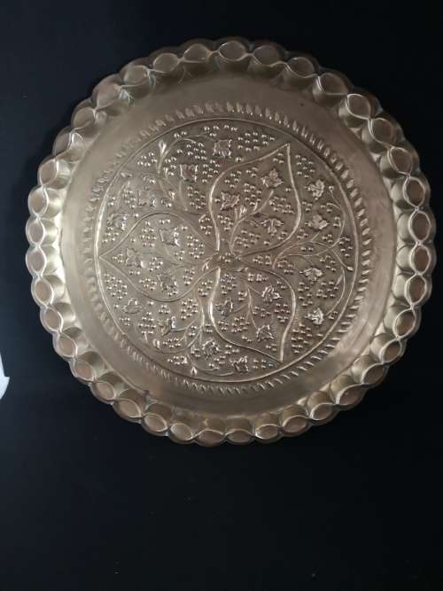 Large Brass decorative tray
