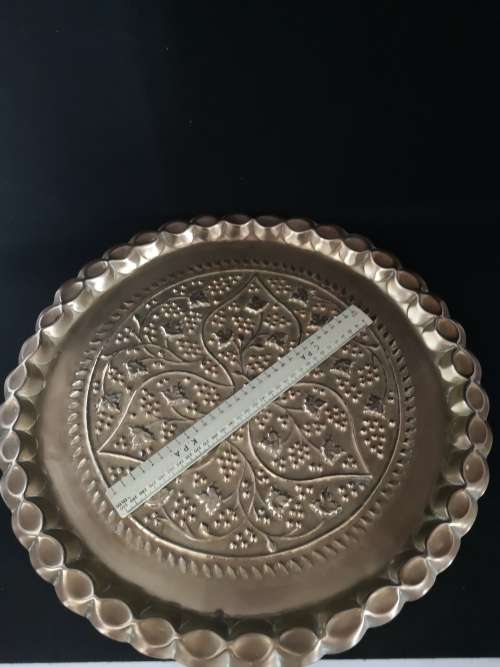 Large Brass decorative tray