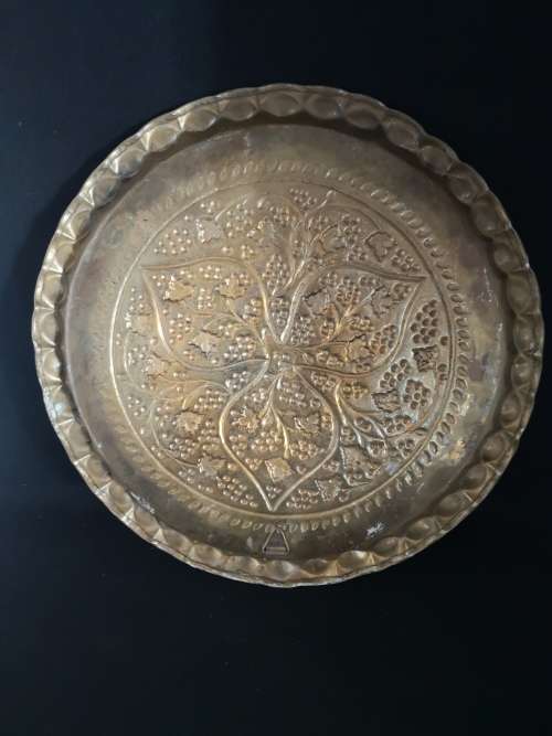 Large Brass decorative tray