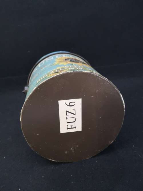 Sunflower seed tin with handle