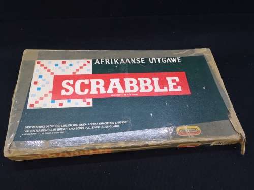 Vintage Scrabble Afrikaanse Uitgawe Spear`s Games