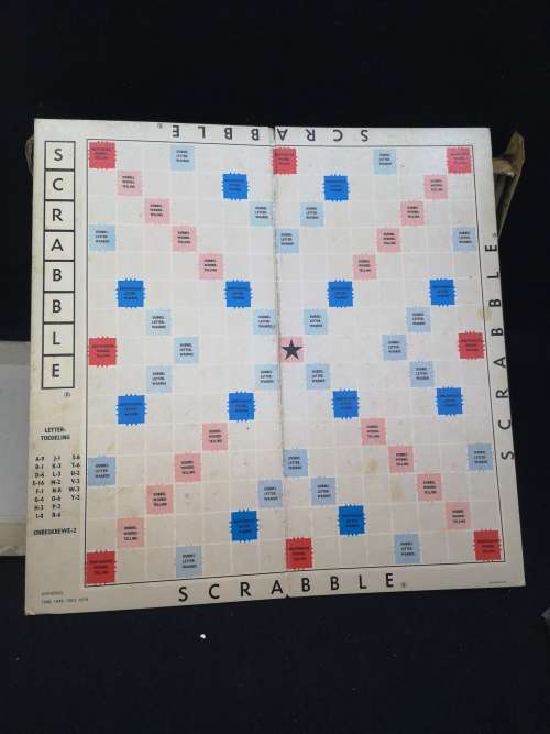 Vintage Scrabble Afrikaanse Uitgawe Spear`s Games