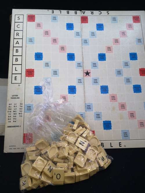 Vintage Scrabble Afrikaanse Uitgawe Spear`s Games