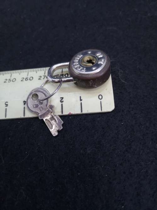 Vintage  padlock with keys