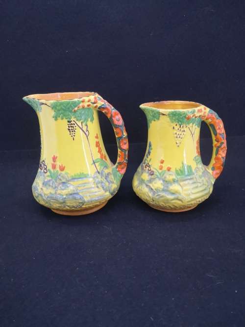 1930`s Art Deco Burleigh ware jug set! No markings
