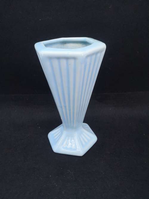 Blue ceramic vase