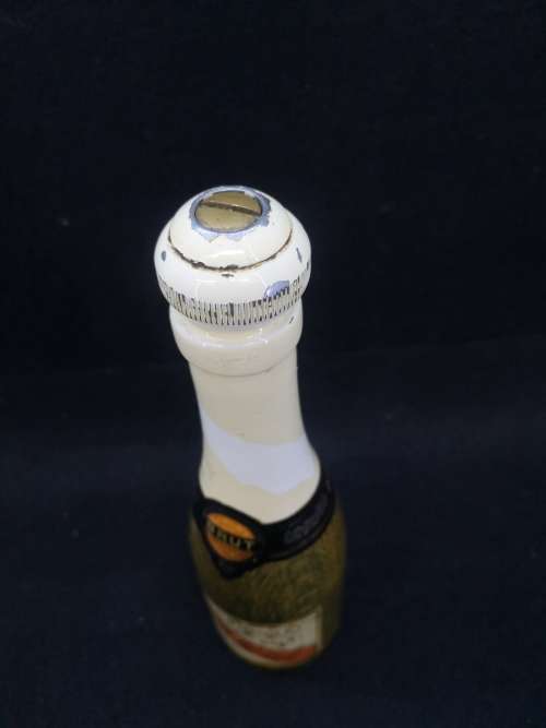 Vintage Pepper mill/grinder made in Italy Champagne bottle shape