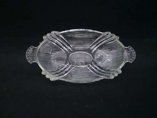 Pretty pressed glass bowl