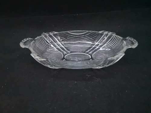 Pretty pressed glass bowl