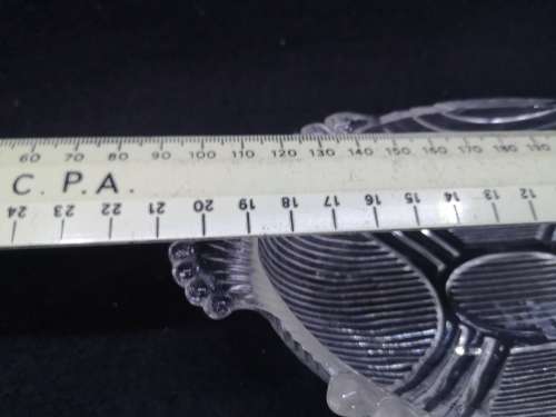 Pretty pressed glass bowl