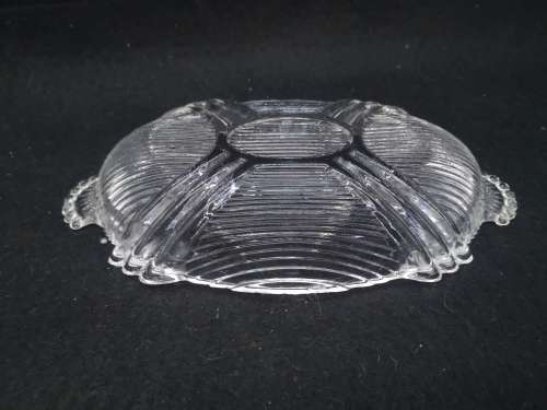 Pretty pressed glass bowl