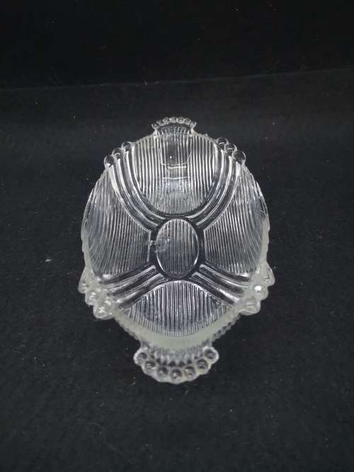 Pretty pressed glass bowl