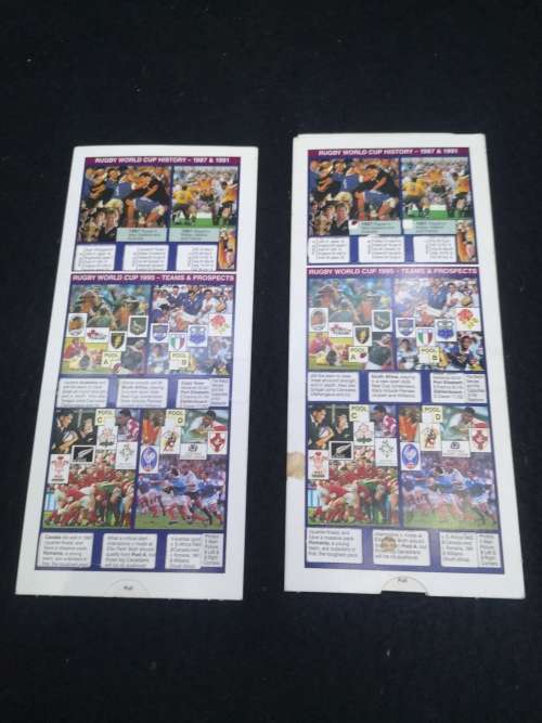 1995 world cup rugby fixture programmes