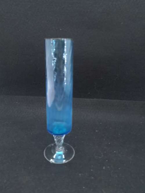 Vintage turquois glass vase