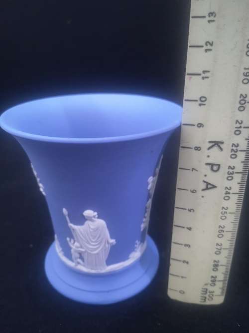 Blue Wegdewood vase