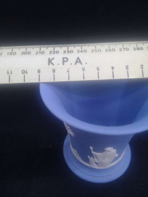 Blue Wegdewood vase