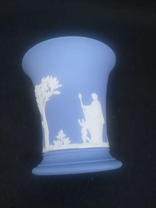 Blue Wegdewood vase