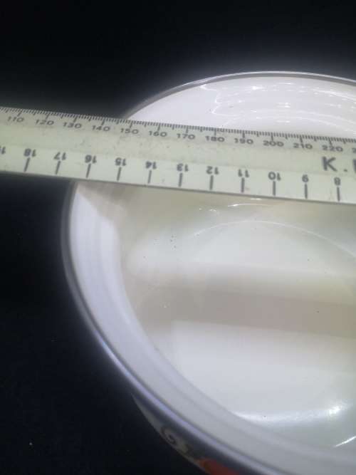Vintage ShowPans Sanko Ware Small Poppy print Enamel Pot Japan