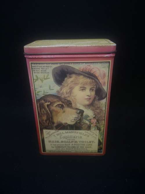 T Hill Mansfield`s Capillaris tin