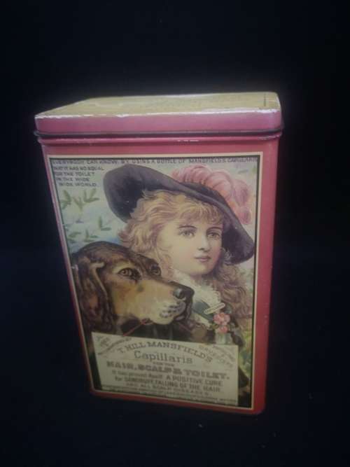 T Hill Mansfield`s Capillaris tin