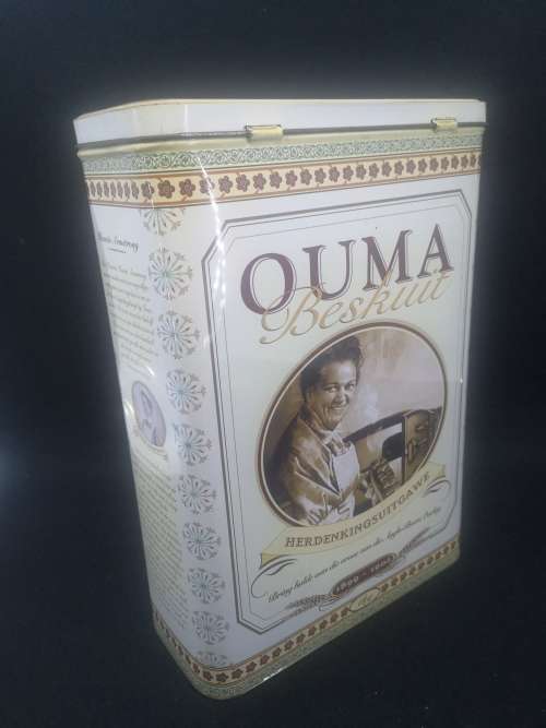 Ouma rusk 1kg tin 1899-1902 Commemorative edition