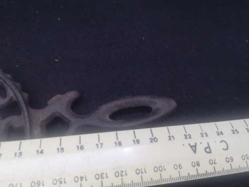 Cast iron and tile trivet