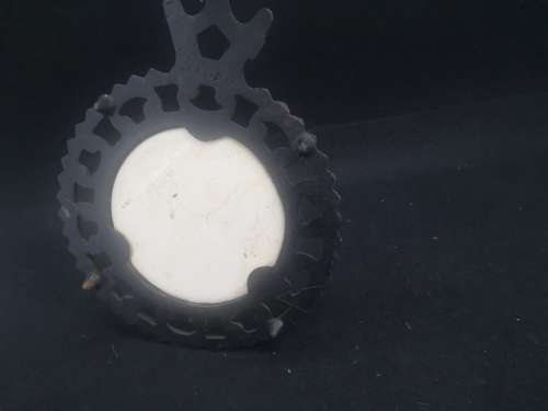 Cast iron and tile trivet