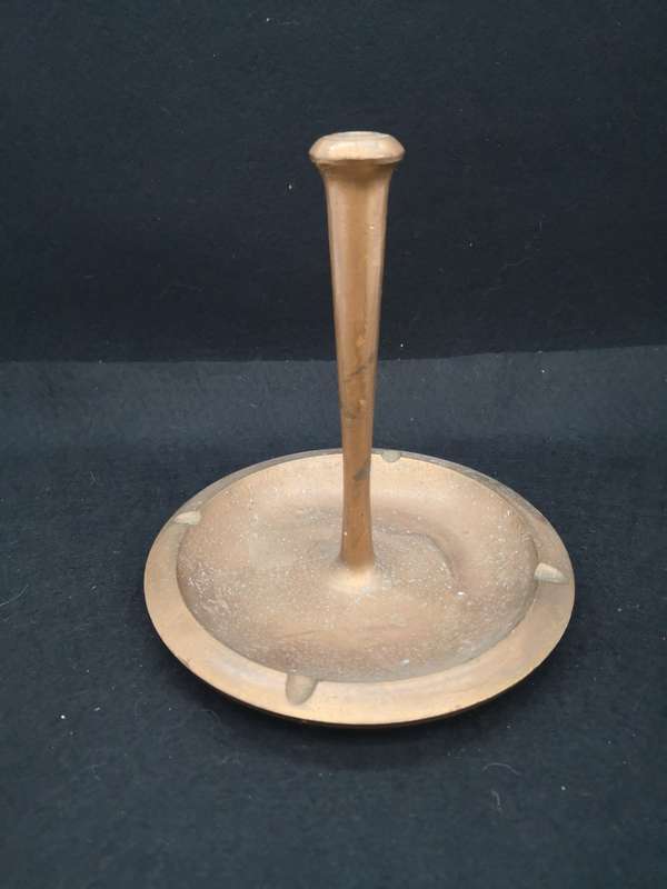 Vintage copper ashtray/candle holder?