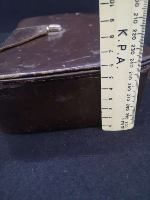 Doctors Leather case - Initialed with stethoscope and blood pressure  tool