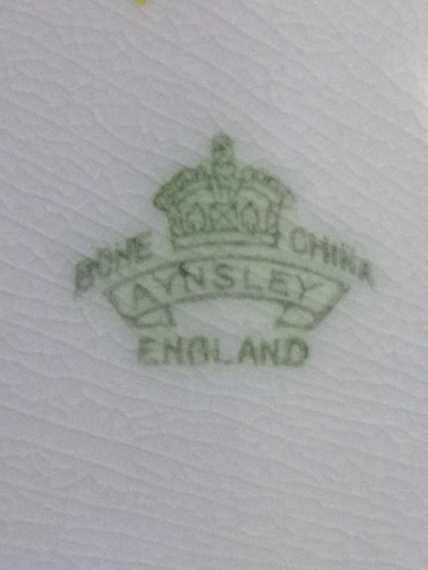 Aynsley English bone china cake plate