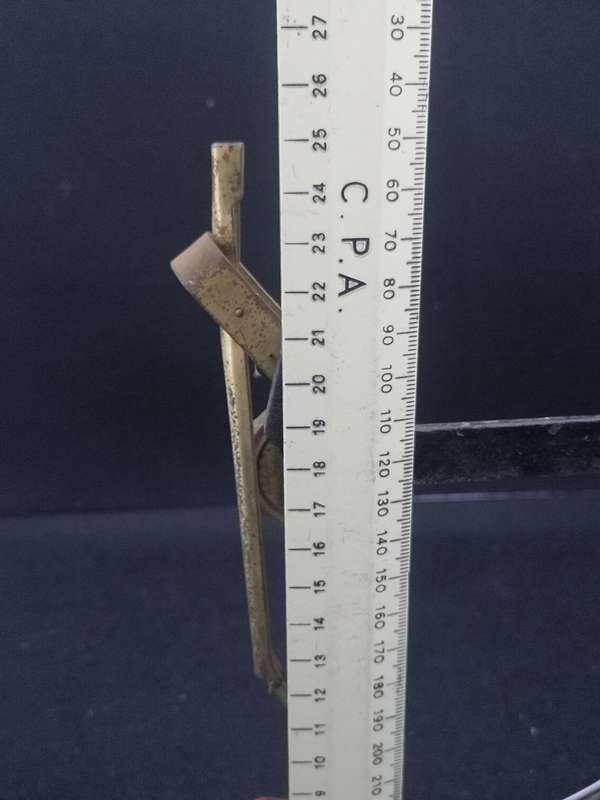 Congav letter scale with enamel face