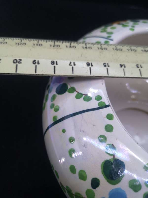 Hand painted vase Grata C.I