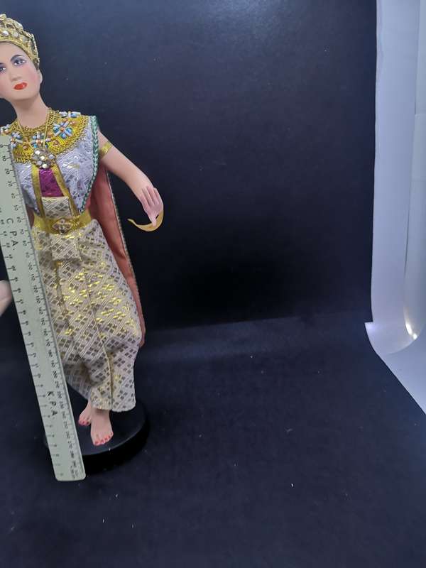Asian Art Factory LTD. Piya doll Thailand vinyl or rubber dancing lady