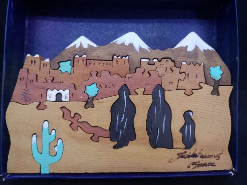 Wooden puzzle - Maroc souvenir