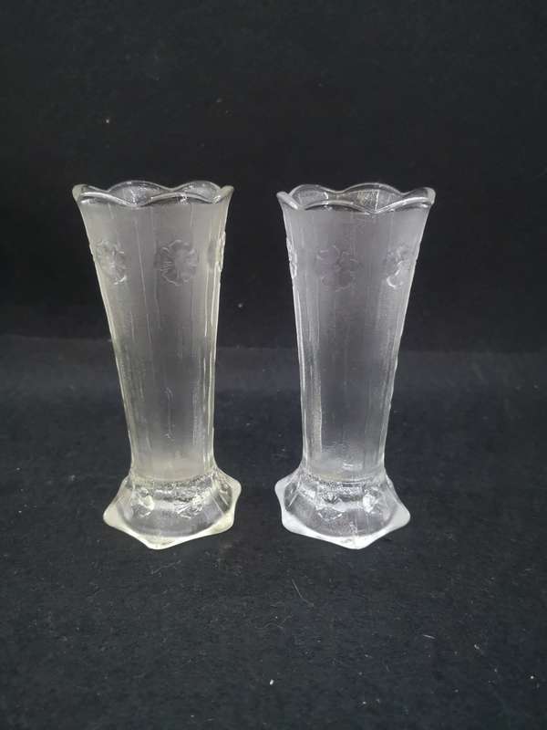 Pair of small bud vases
