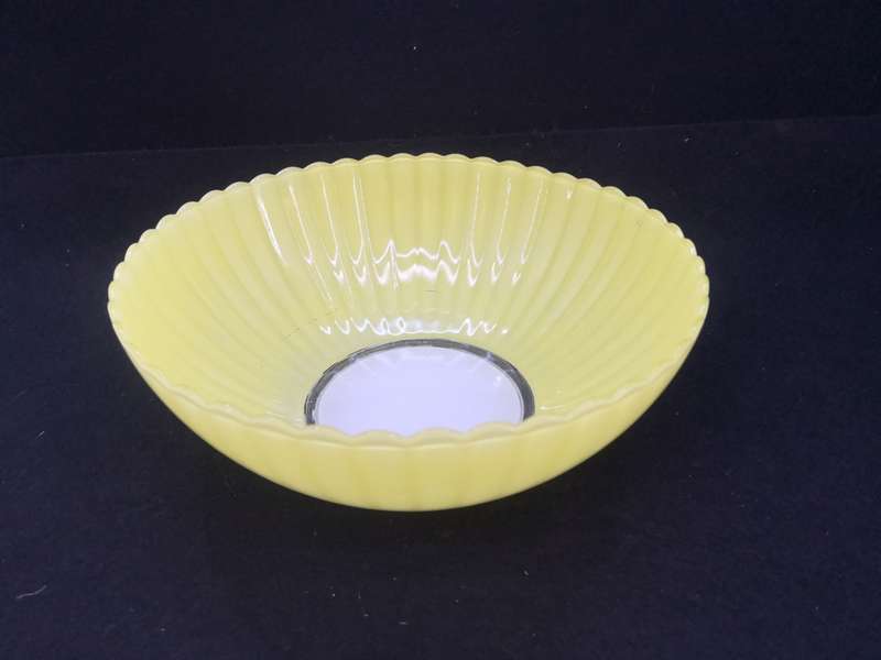 Vintage Huilor Dulcine bowl French - painted