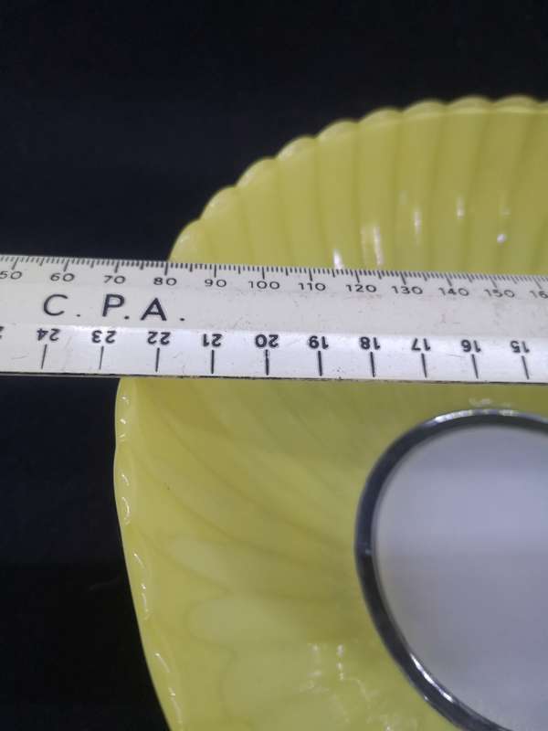 Vintage Huilor Dulcine bowl French - painted