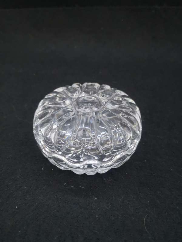 Set of three glass trinkets