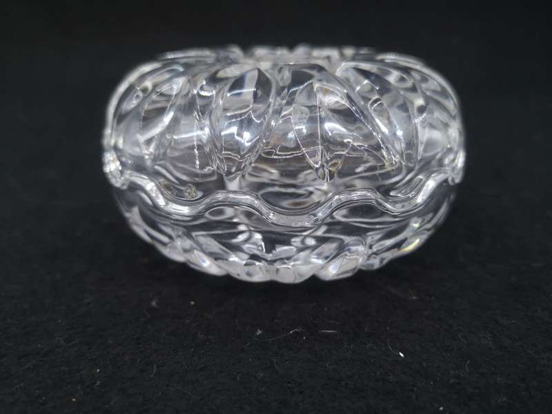 Set of three glass trinkets