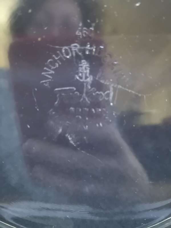 Anchor Hocking Fire King pie dish clear