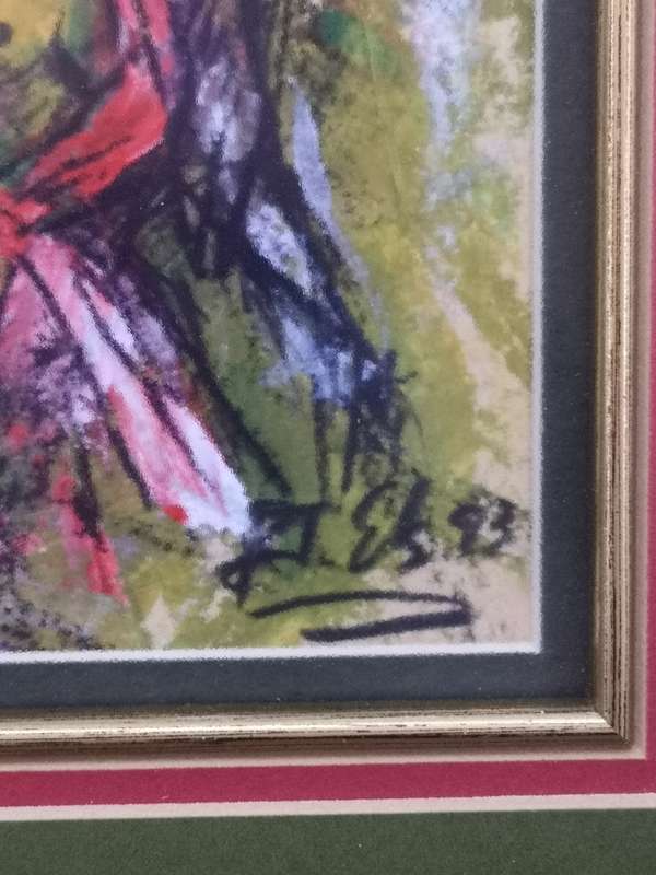 Framed Art - signed Els `93