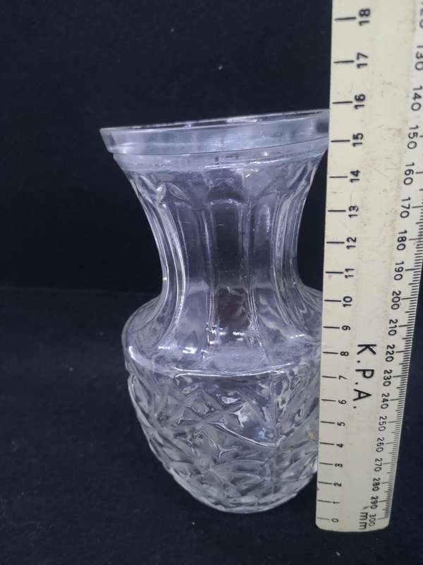 Vintage glass vase